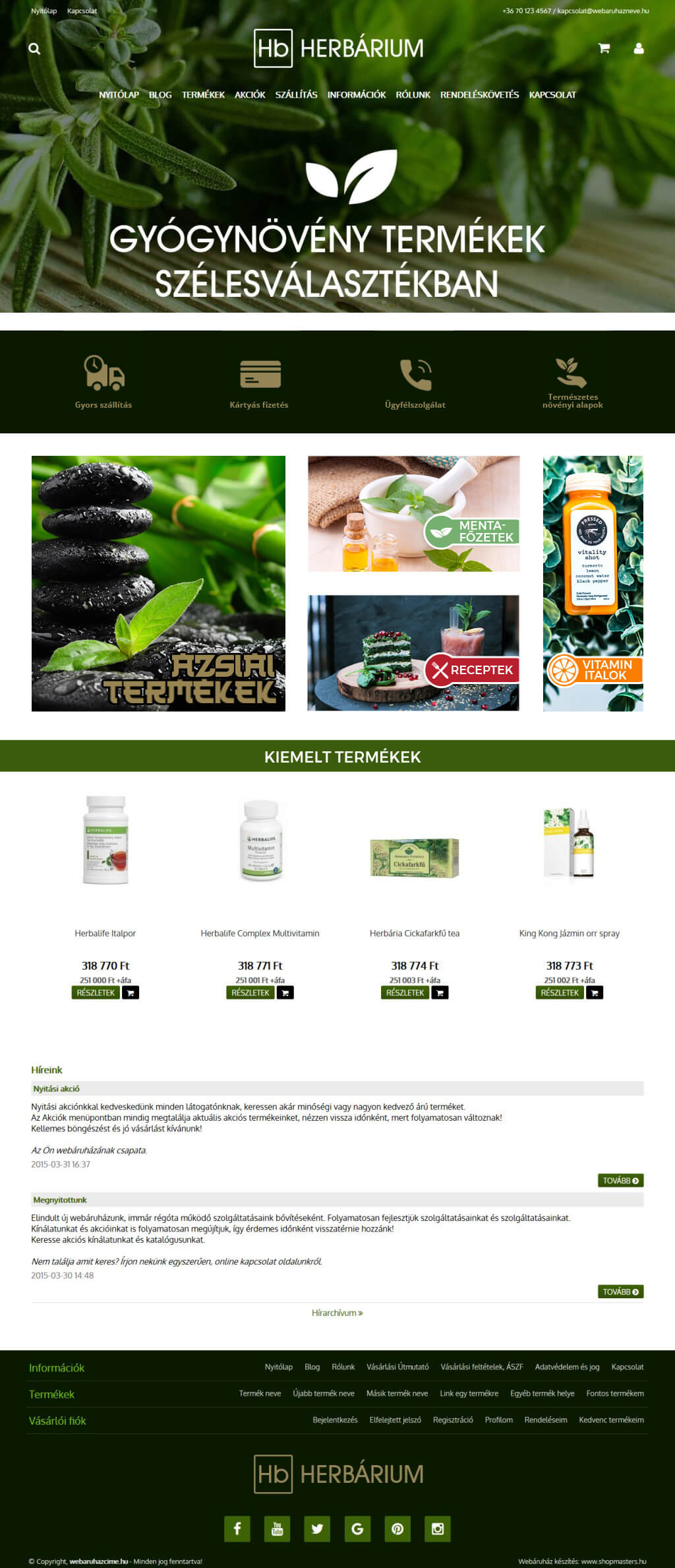 GreenBase webruhz webdesign, arculat